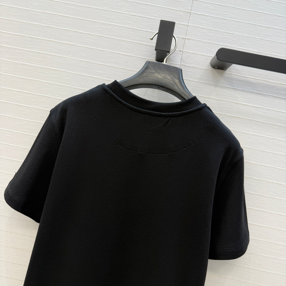 HM T-Shirt Black in Cotton 389807