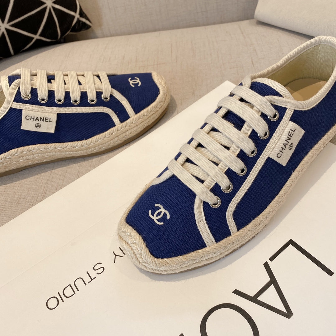 CC FW26 Espadrilles Sneaker Blue Canvas 868004
