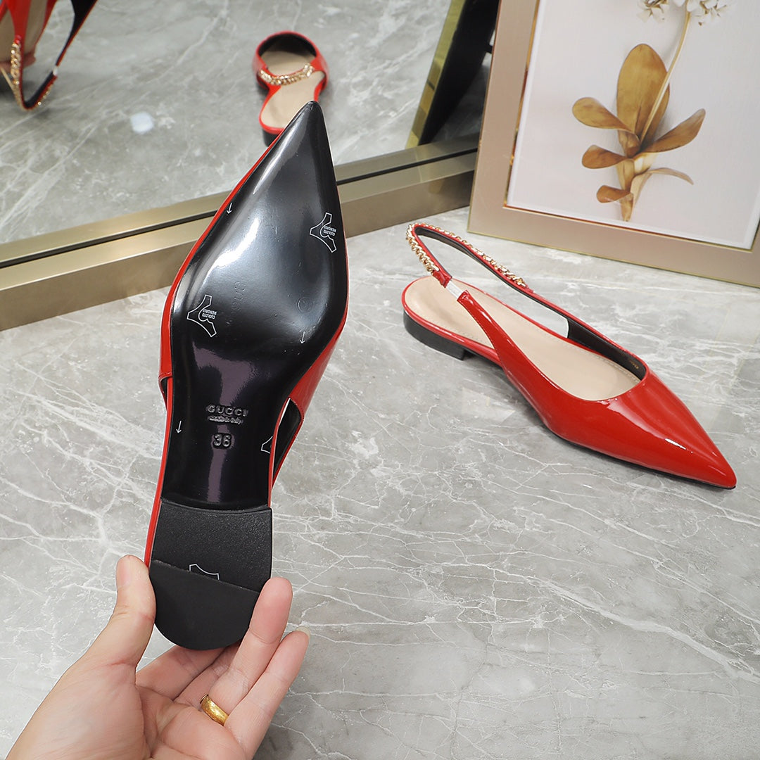 GG Signoria Slingback Flat orange