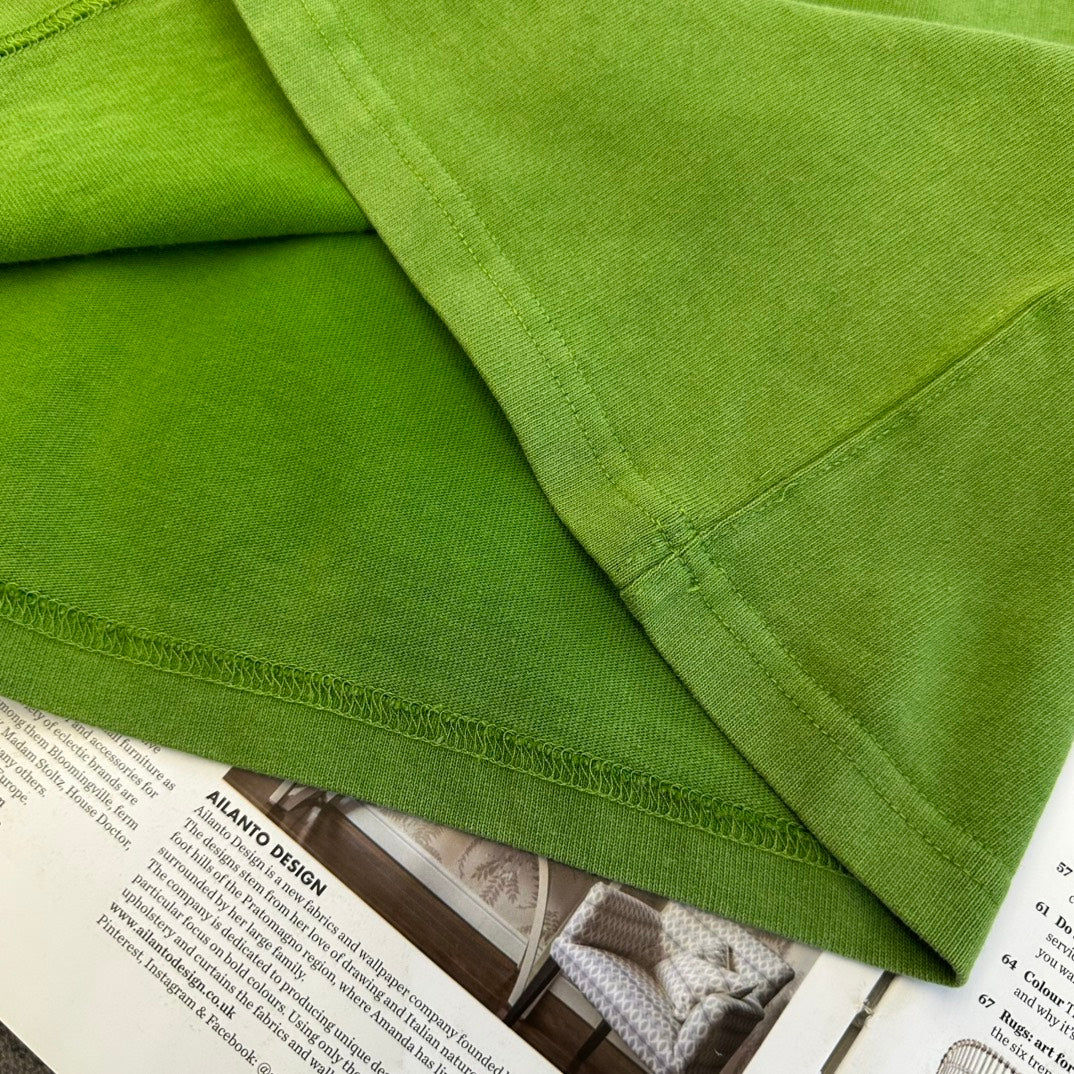 Prada Short-Sleeve T-Shirt Green Cotton 369939