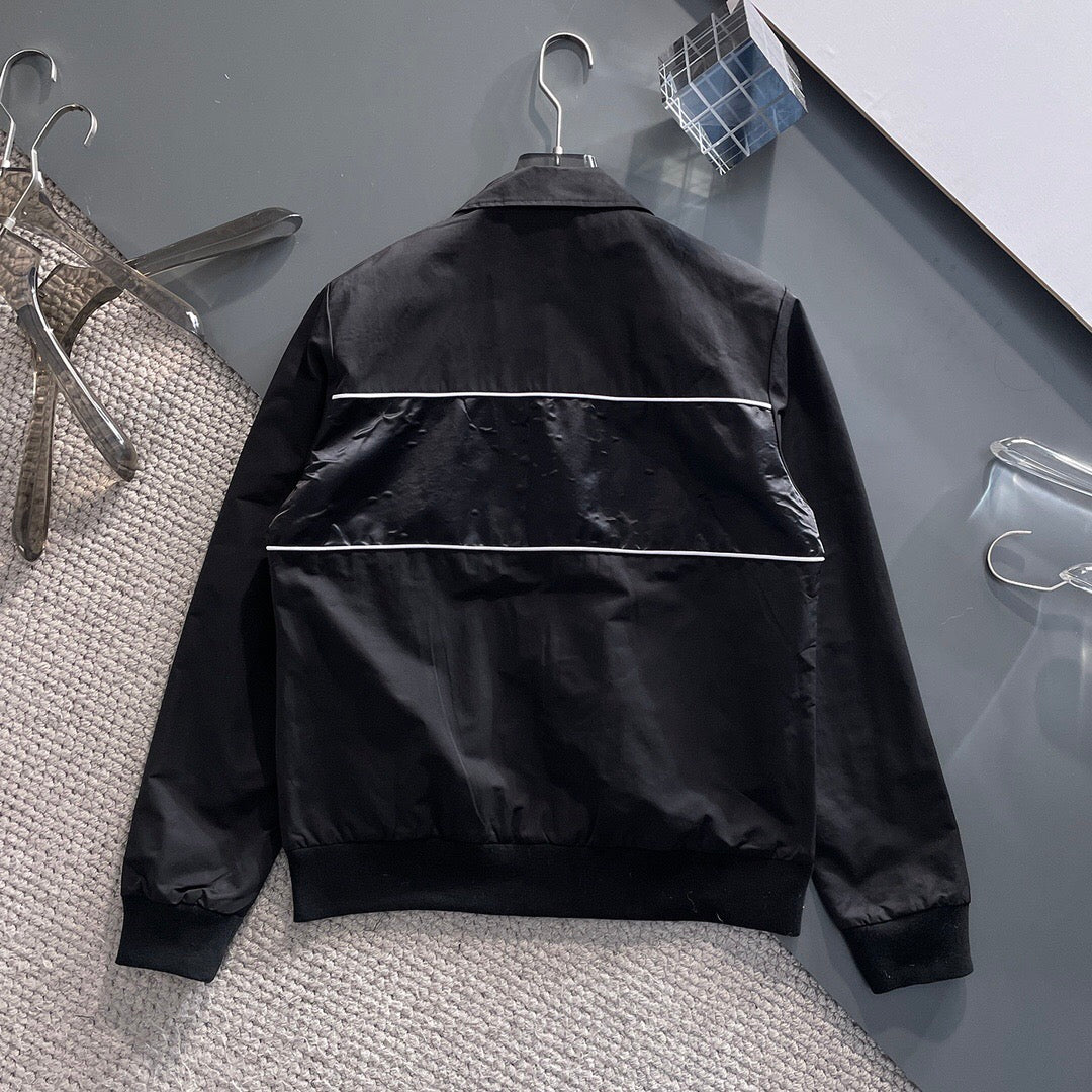 Prada Black/White Jacket with Re-Nylon