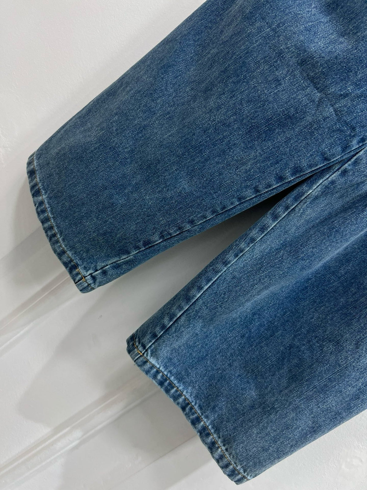 Loewe Draped Jeans Blue Denim