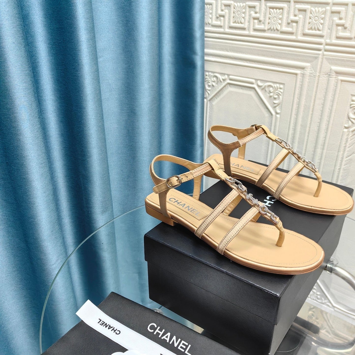 Chanel 2026 Strappy Sandal Lambskin 712318