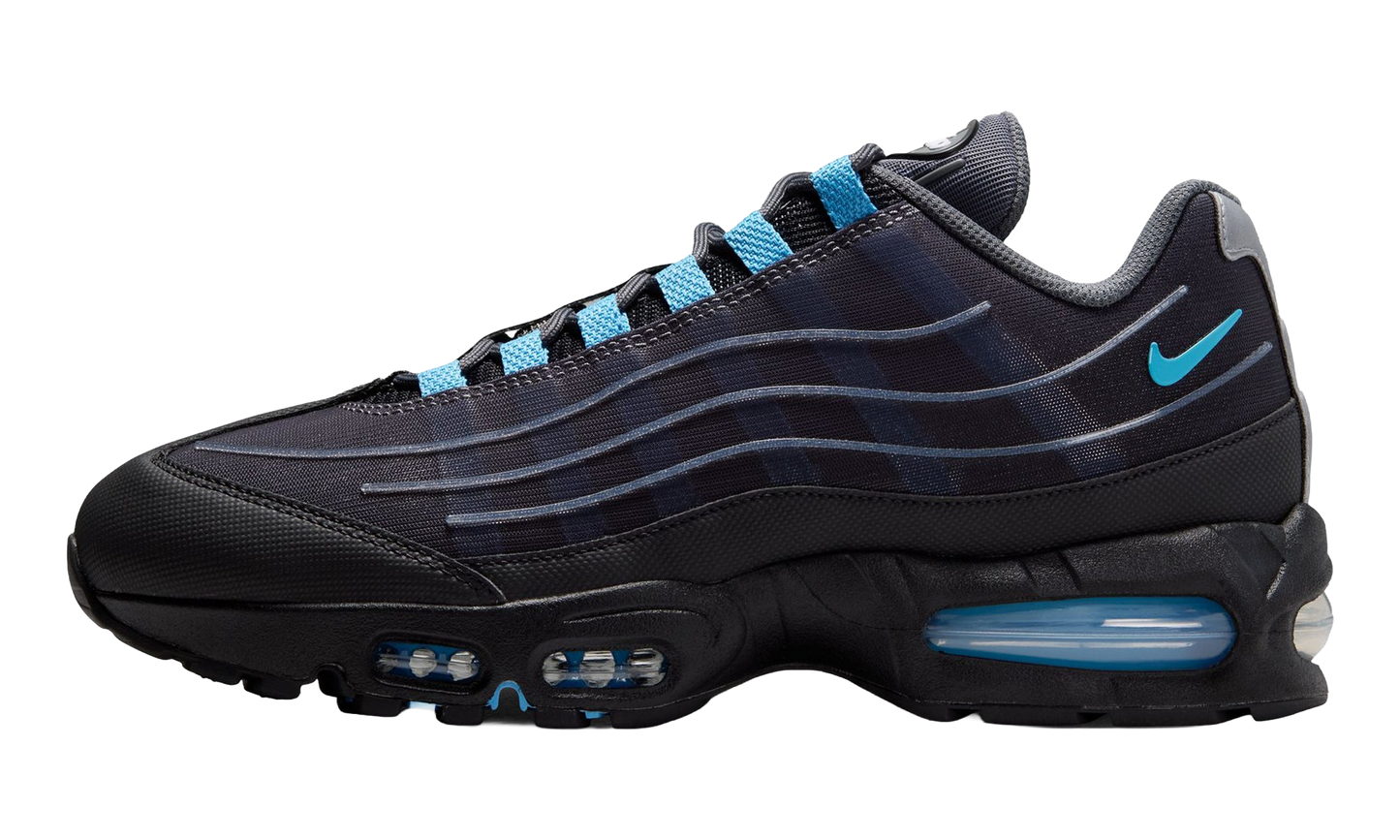 Air Max 95 Big Bubble Tech "Black / University Blue" IH7853 002