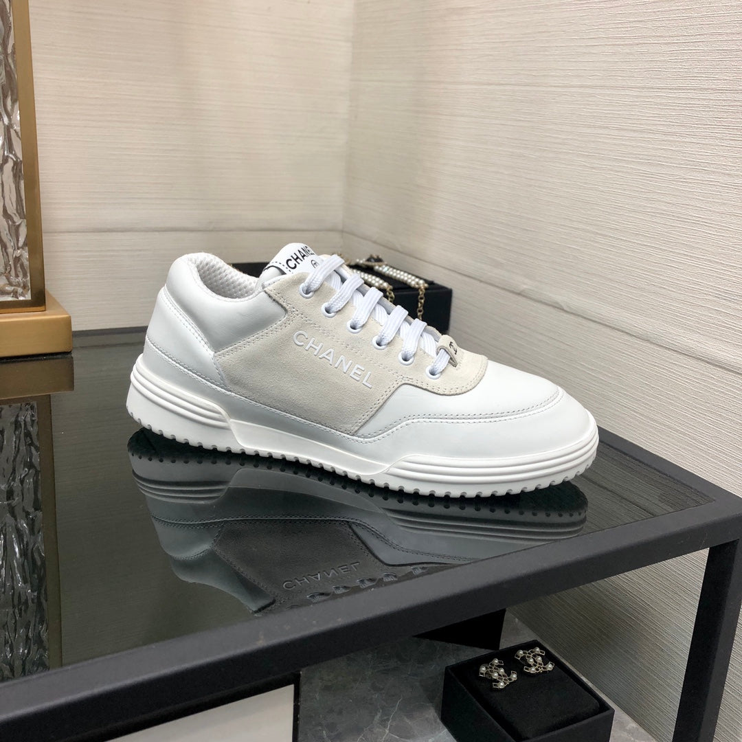 CC 24C Sneaker White Ivory Suede Sheepskin 688653