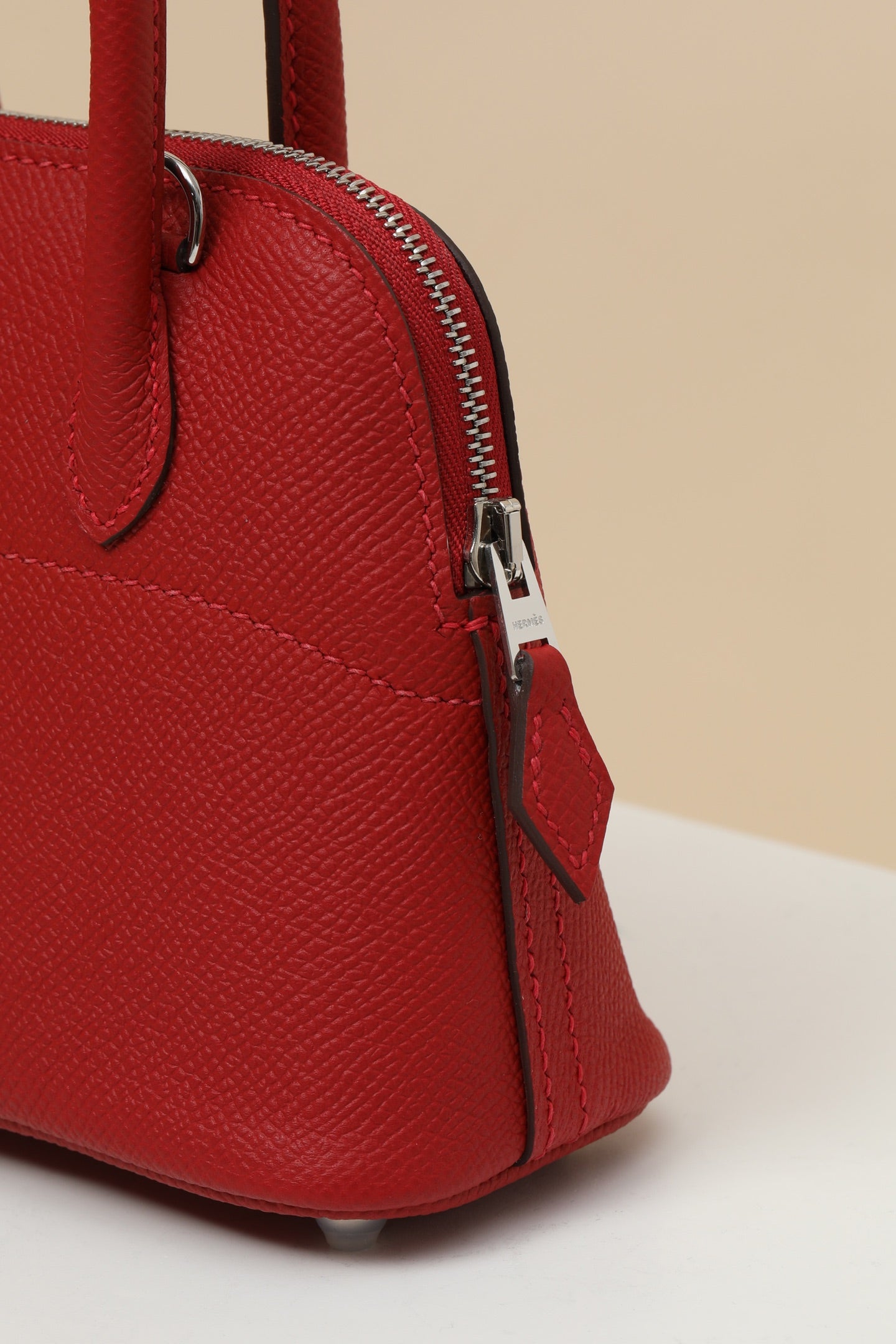 HM Bolide Bag 15cm Red Epsom Leather 284519