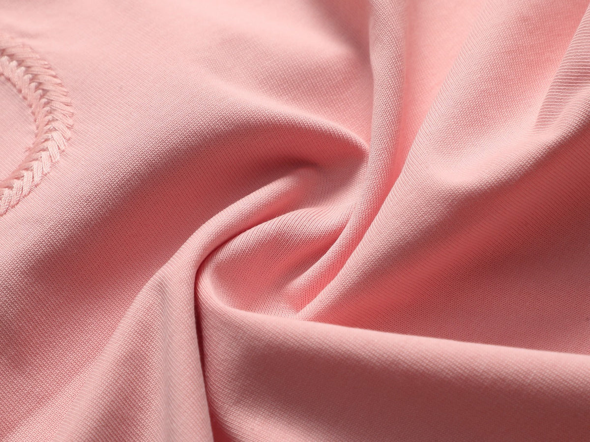 Loewe Men Logo Loose-Fit T-Shirt Light Pink Cotton
