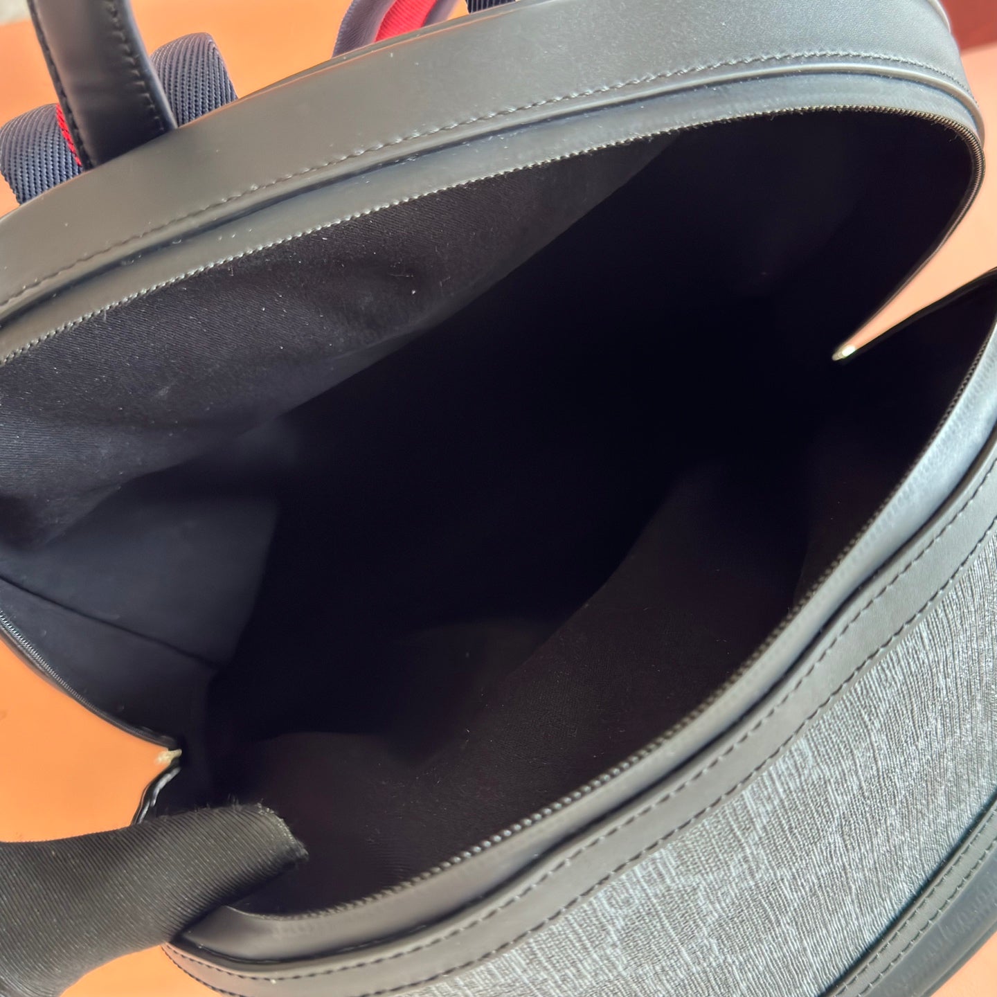 GG Porter Medium Backpack Black Canvas 292637