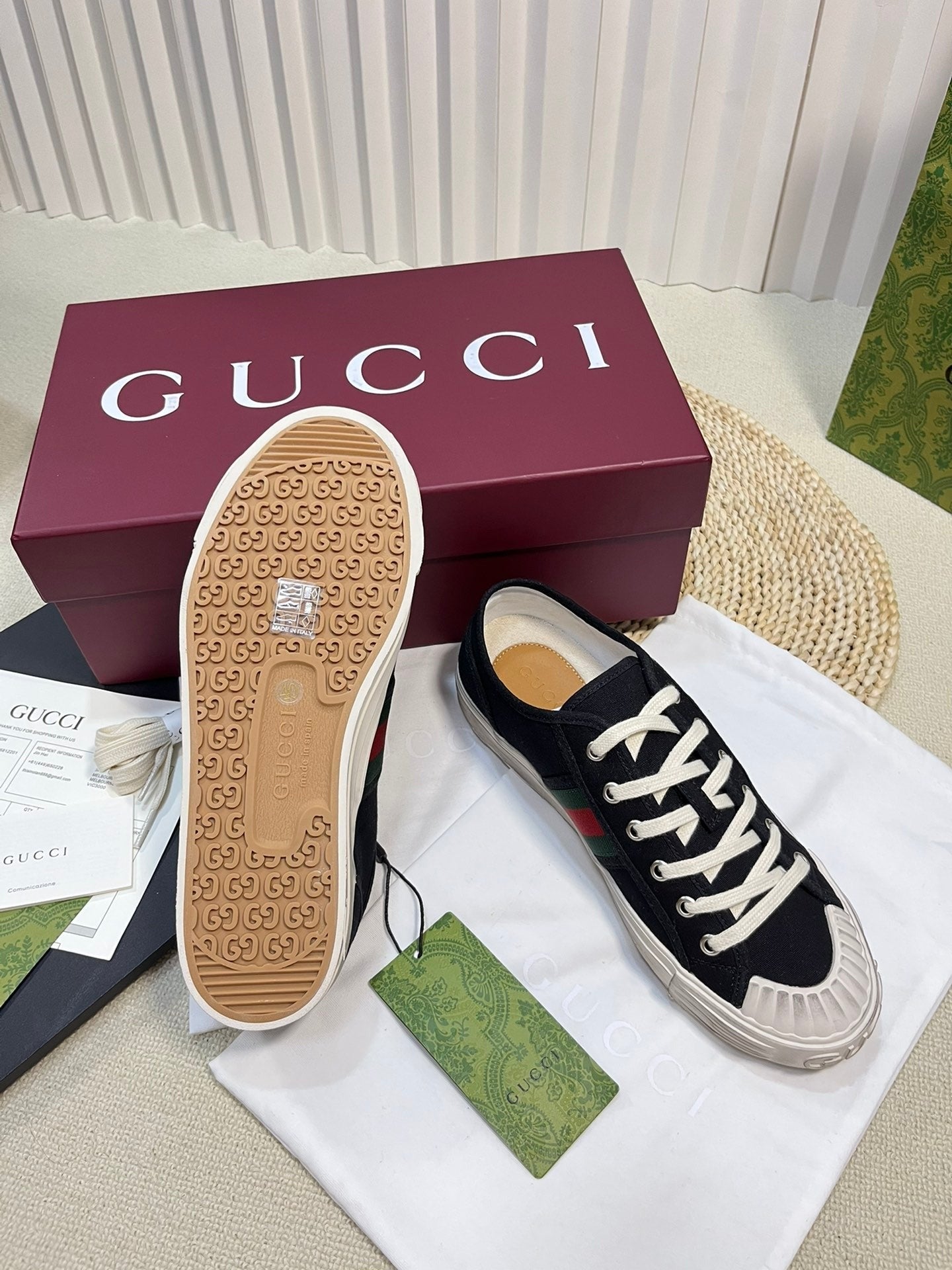 GG Sneaker Julio Canvas Sneakers Black