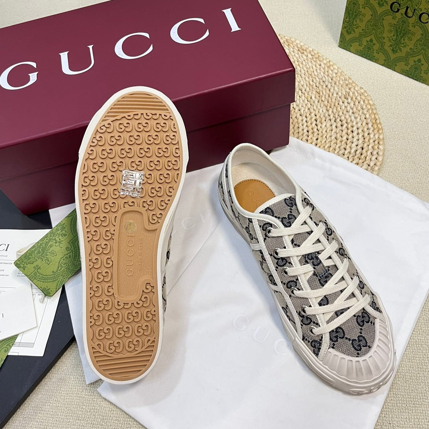 GG Sneaker Julio Canvas Sneakers Black Caro