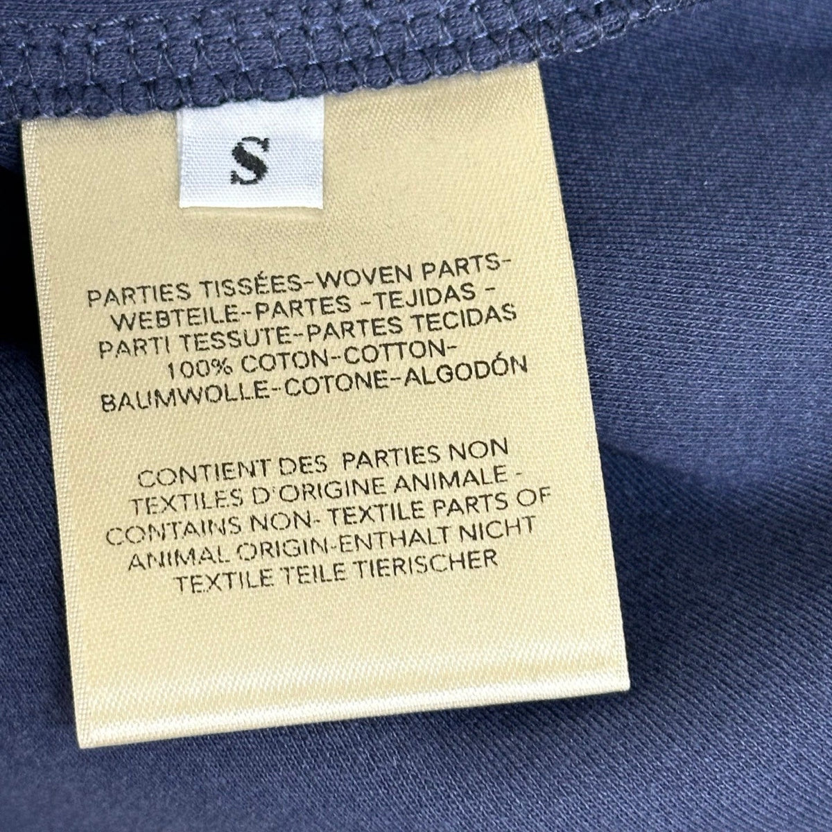 HM 26s Embroidered Pocket T-Shirt Dark Blue Cotton 378823