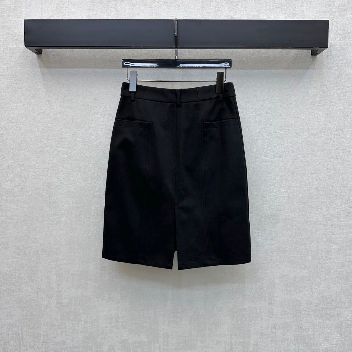 HM 26s Mid-length Skirt Dark Blue Cotton 378845