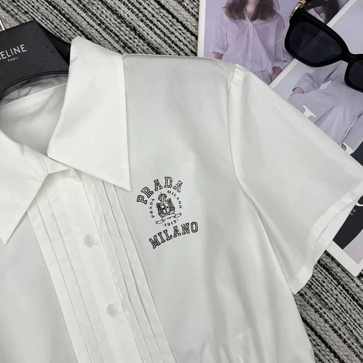 PRADA 25S SHORT-SLEEVE SHIRT 343
