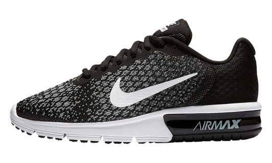 Air Max Sequent 2 WMNS "Black White / Dark Grey" 852465 002