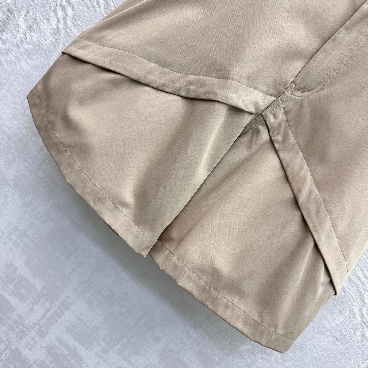 Loew 26 Khaki Wide-Leg Shorts in Cotton 378630