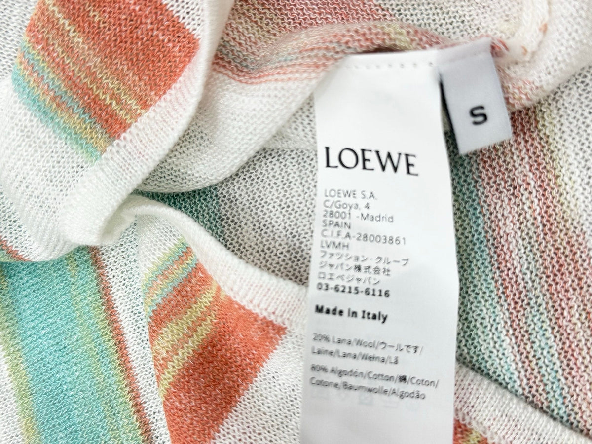 Loew 26 Short-Sleeve Top Red Blue in Cotton 380294