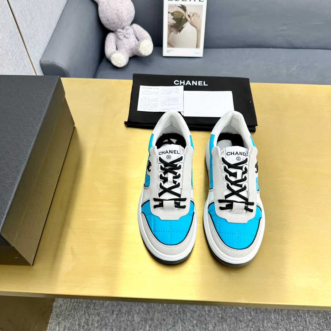 CC 26 Casual Panda Sneakers Blue in Nylon 815936