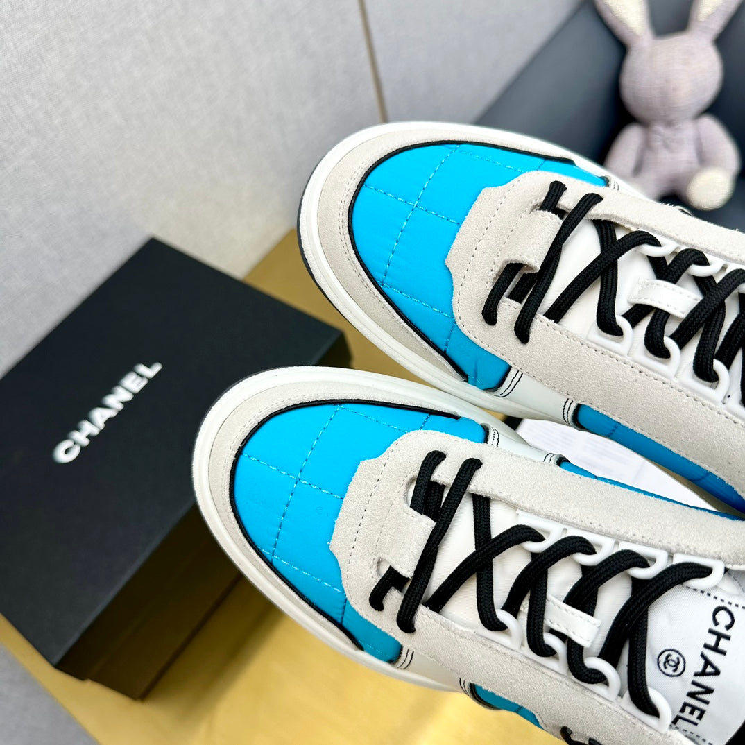 CC 26 Casual Panda Sneakers Blue in Nylon 815936