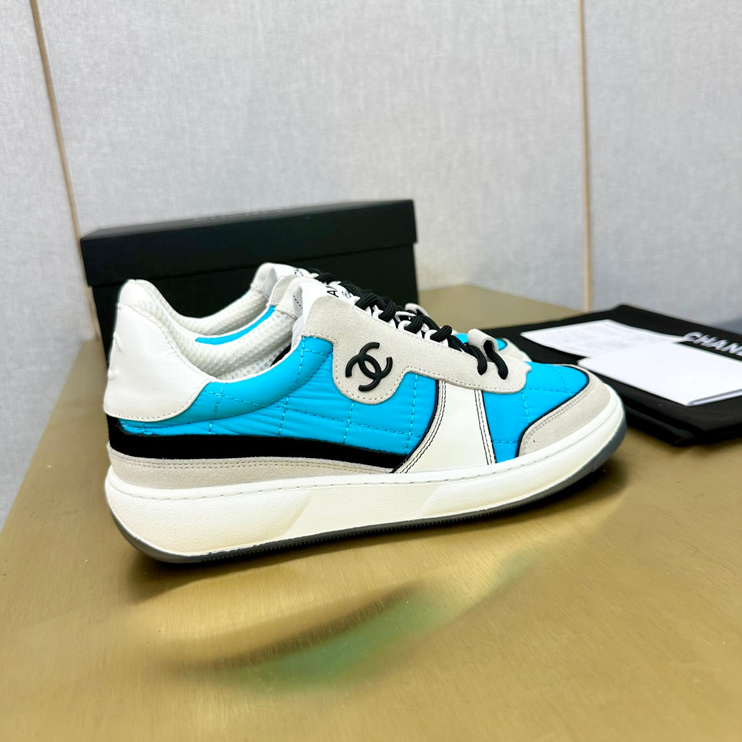 CC 26 Casual Panda Sneakers Blue in Nylon 815936