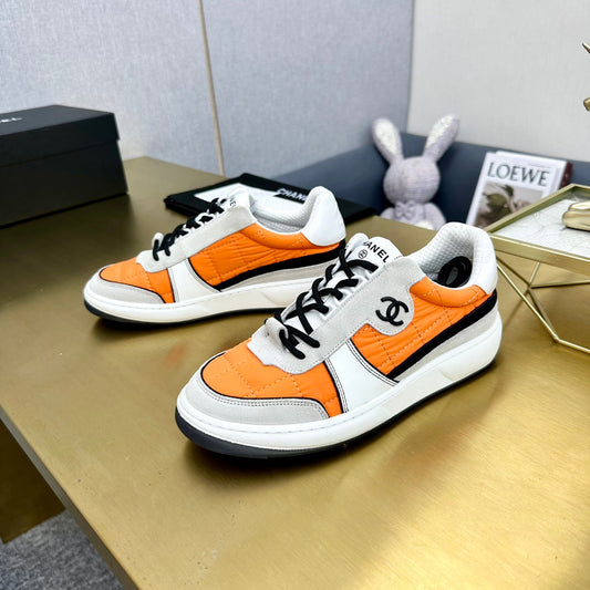 CC 26 Casual Panda Sneakers Orange in Nylon 815937