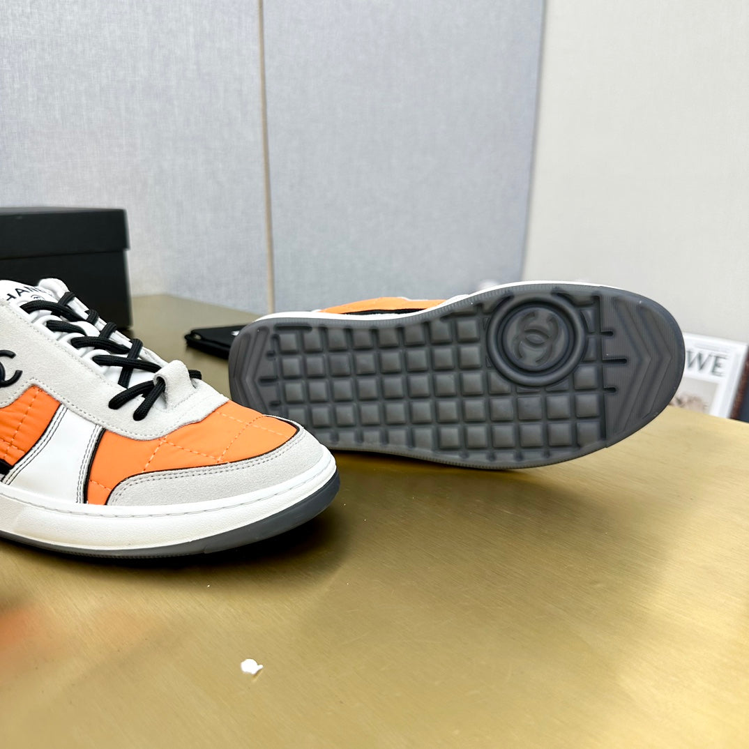 CC 26 Casual Panda Sneakers Orange in Nylon 815937