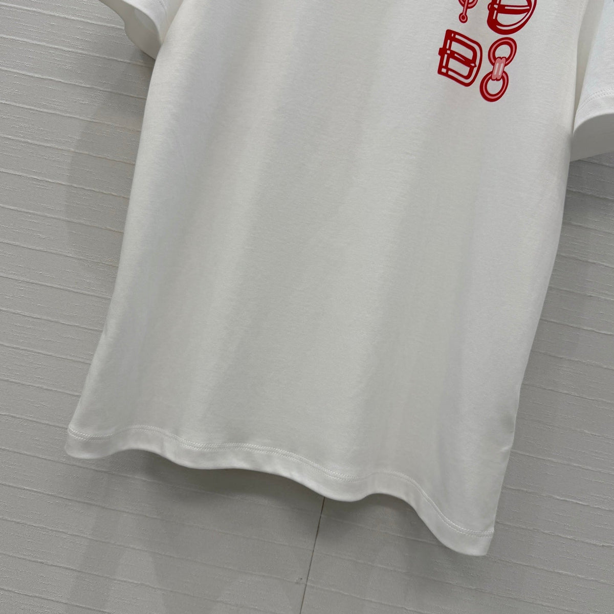 HM T-Shirt White in Cotton 389810