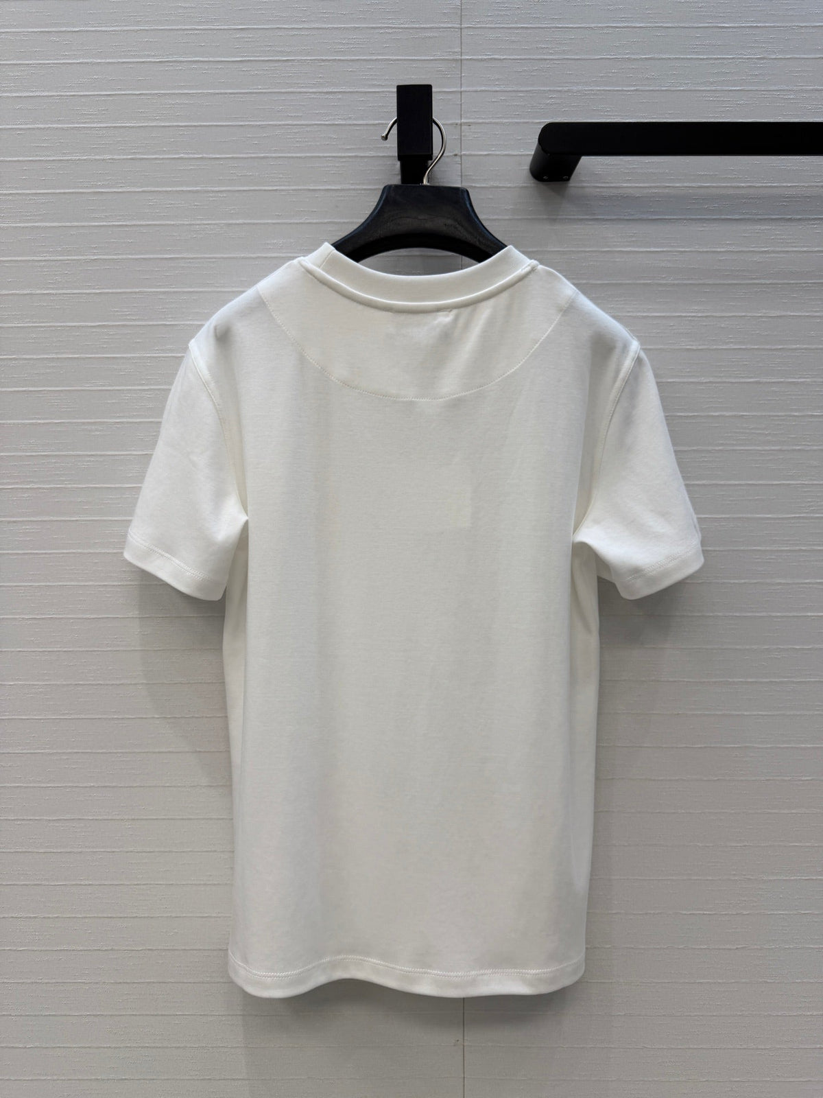 HM T-Shirt White in Cotton 389810