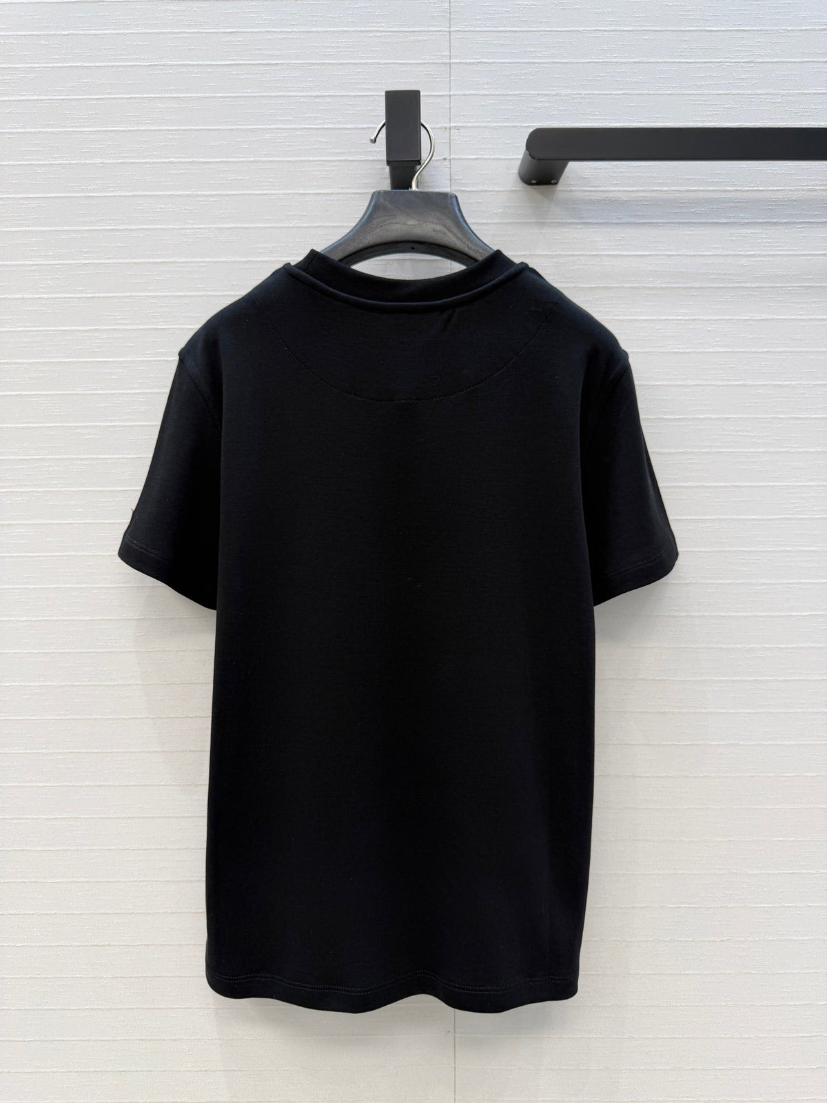 HM T-Shirt Black in Cotton 389807