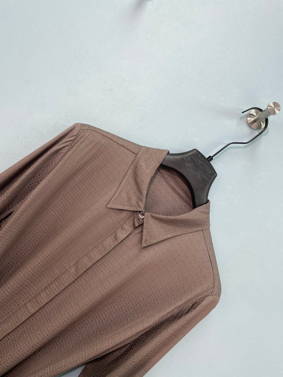 HM Long-Sleeve Belted Shirtdress Cotton 699260