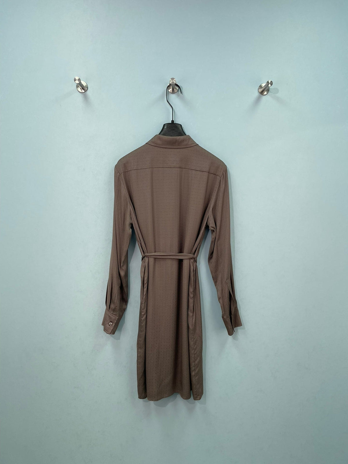 HM Long-Sleeve Belted Shirtdress Cotton 699260