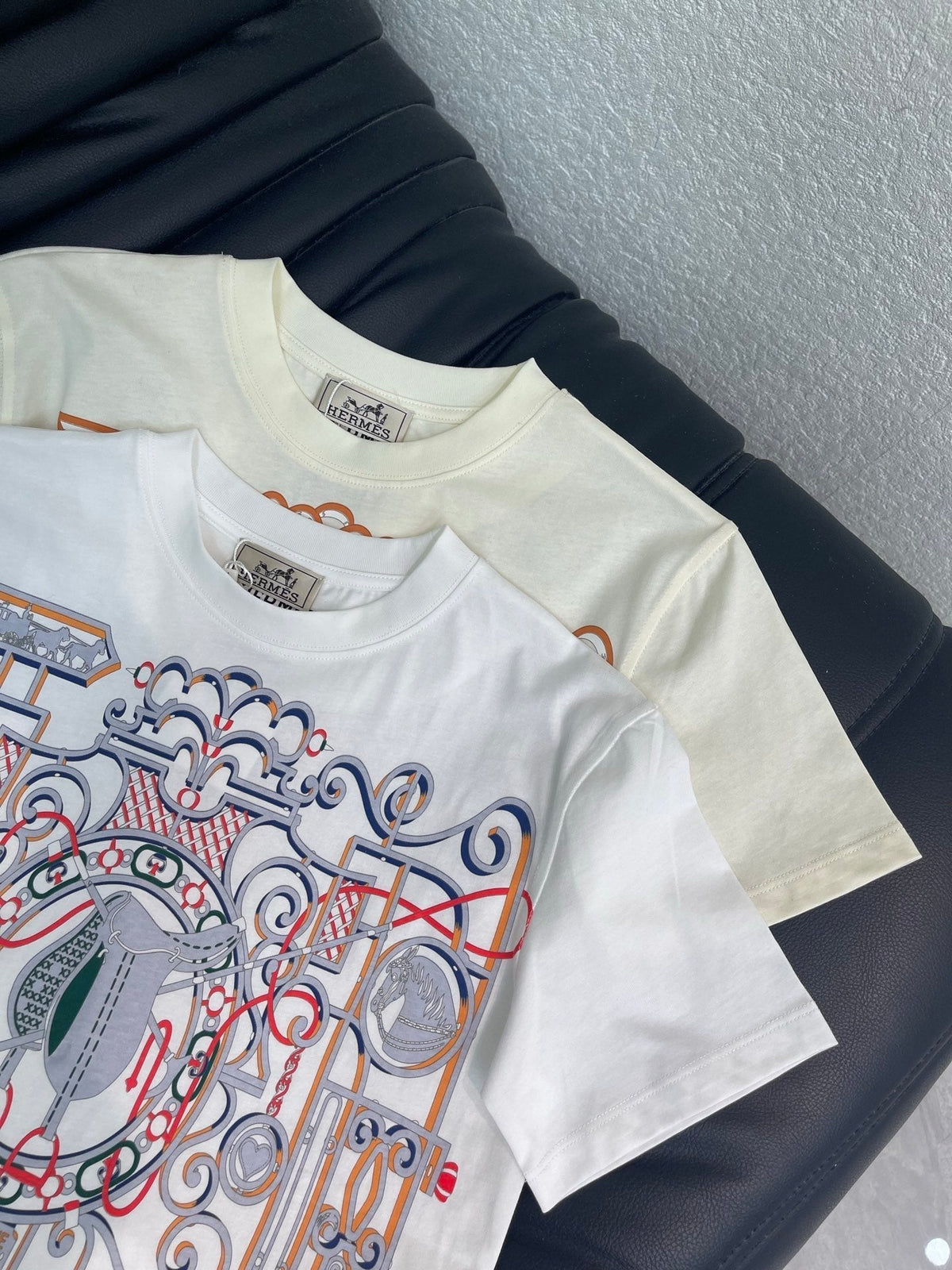 HM L'Enseigne du Sellier Print T-Shirt Cotton 407661