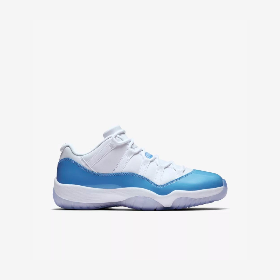 AJ 11 Low   White & University Blue