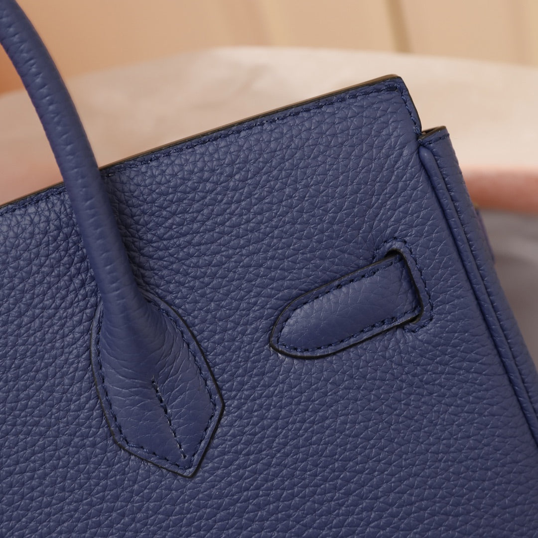 HM BIRKIN BAG 30 NAVY TOGO GOLD HARDWARE