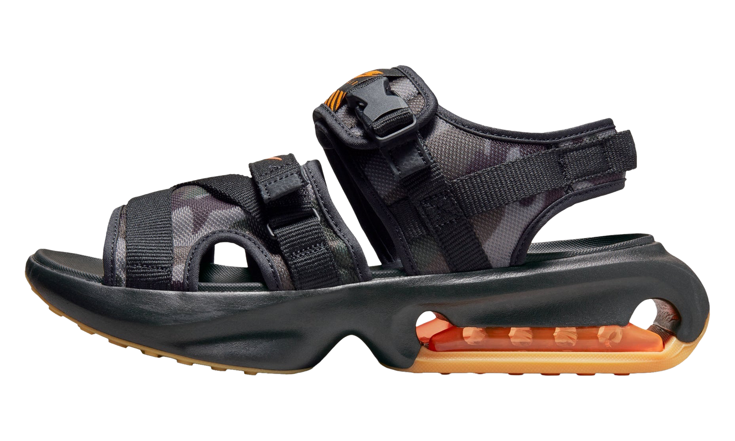Air Max Sol Sandal "Black / Gum Light Brown / Cargo Khaki / Vivid Orange" FJ5446 010