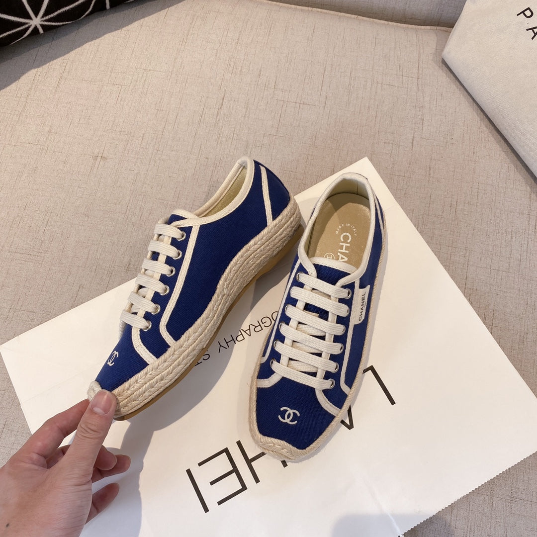 CC FW26 Espadrilles Sneaker Blue Canvas 868004