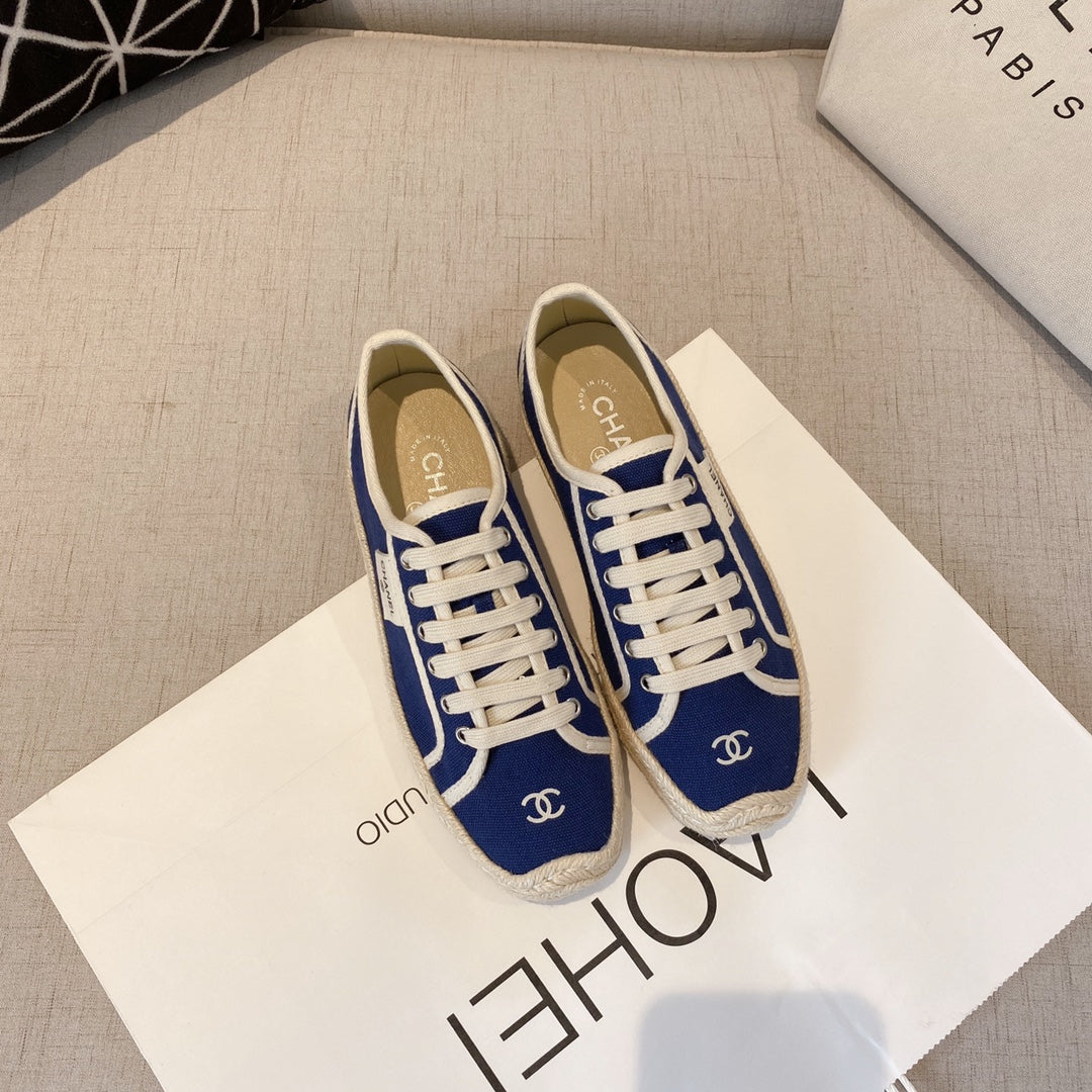 CC FW26 Espadrilles Sneaker Blue Canvas 868004