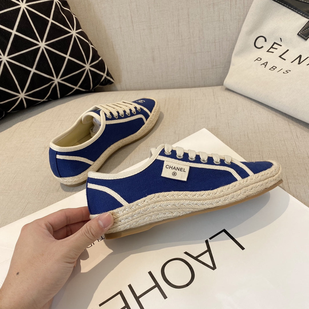 CC FW26 Espadrilles Sneaker Blue Canvas 868004