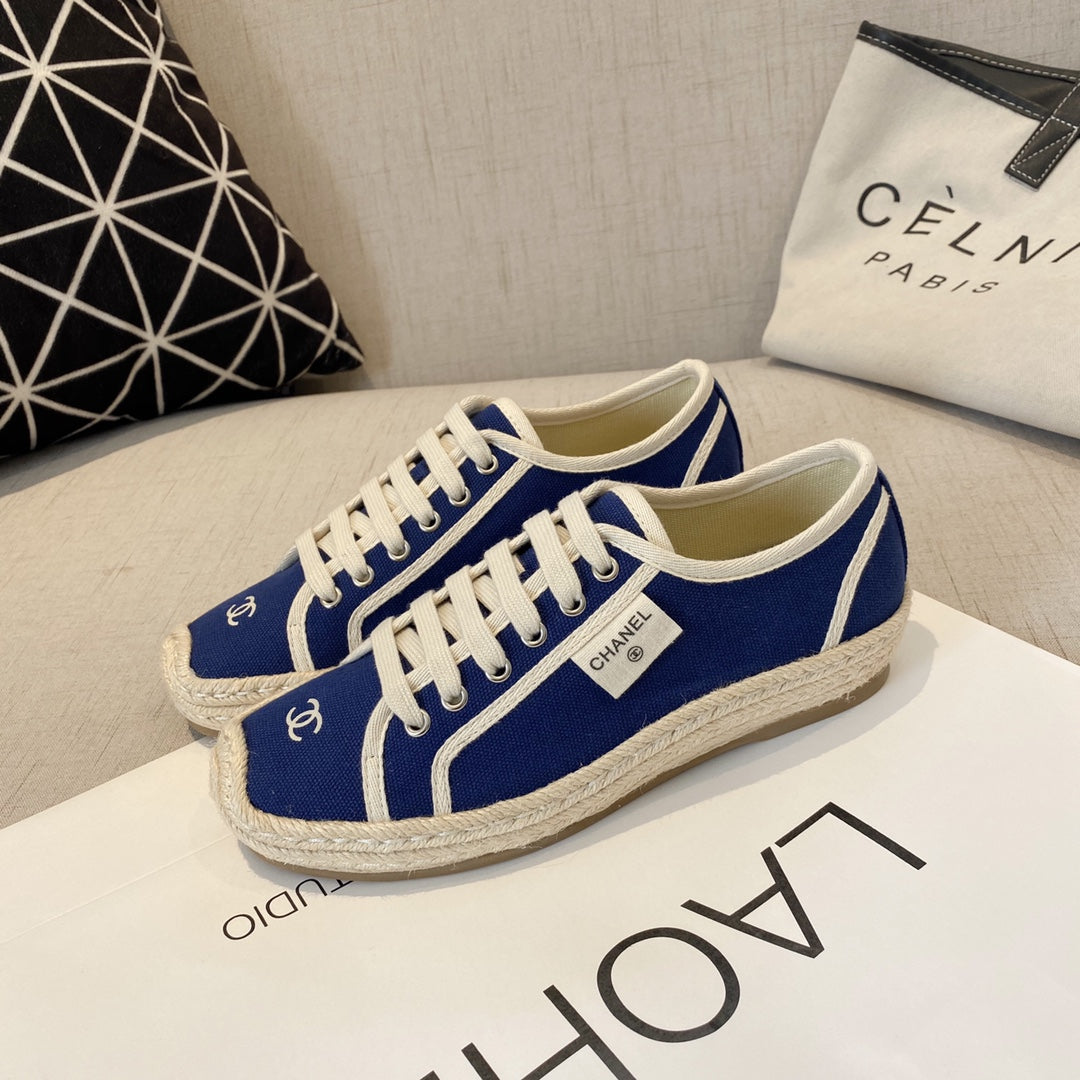 CC FW26 Espadrilles Sneaker Blue Canvas 868004