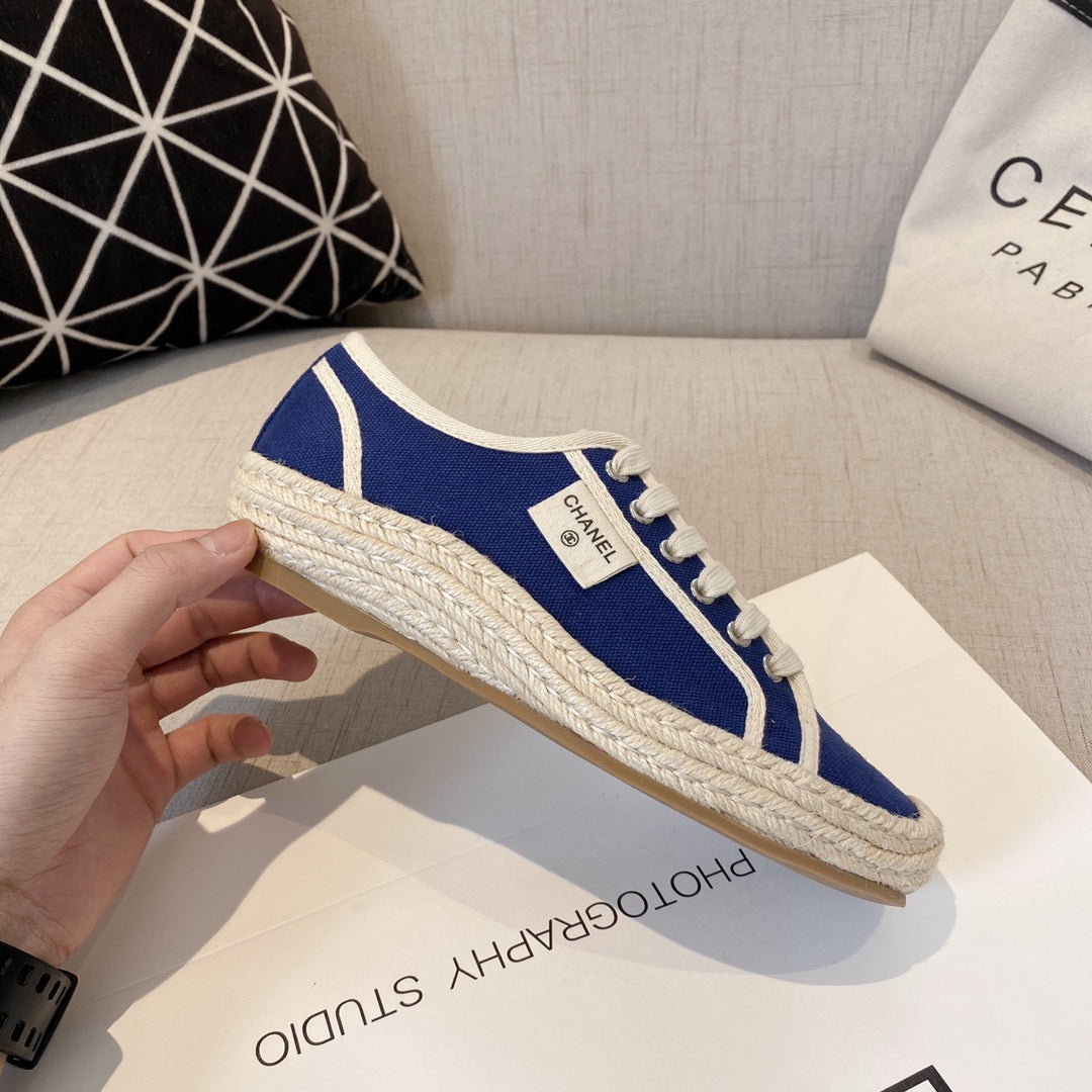 CC FW26 Espadrilles Sneaker Blue Canvas 868004