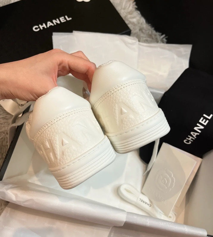 CC 22A Sneaker White Calfskin & Rubber 413920