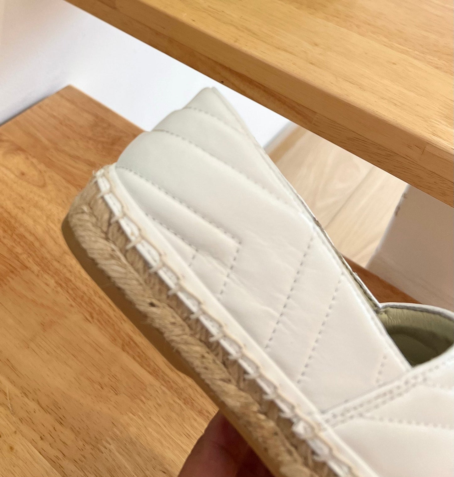 GG 26ss Loafer White Straw Sheepskin 692194