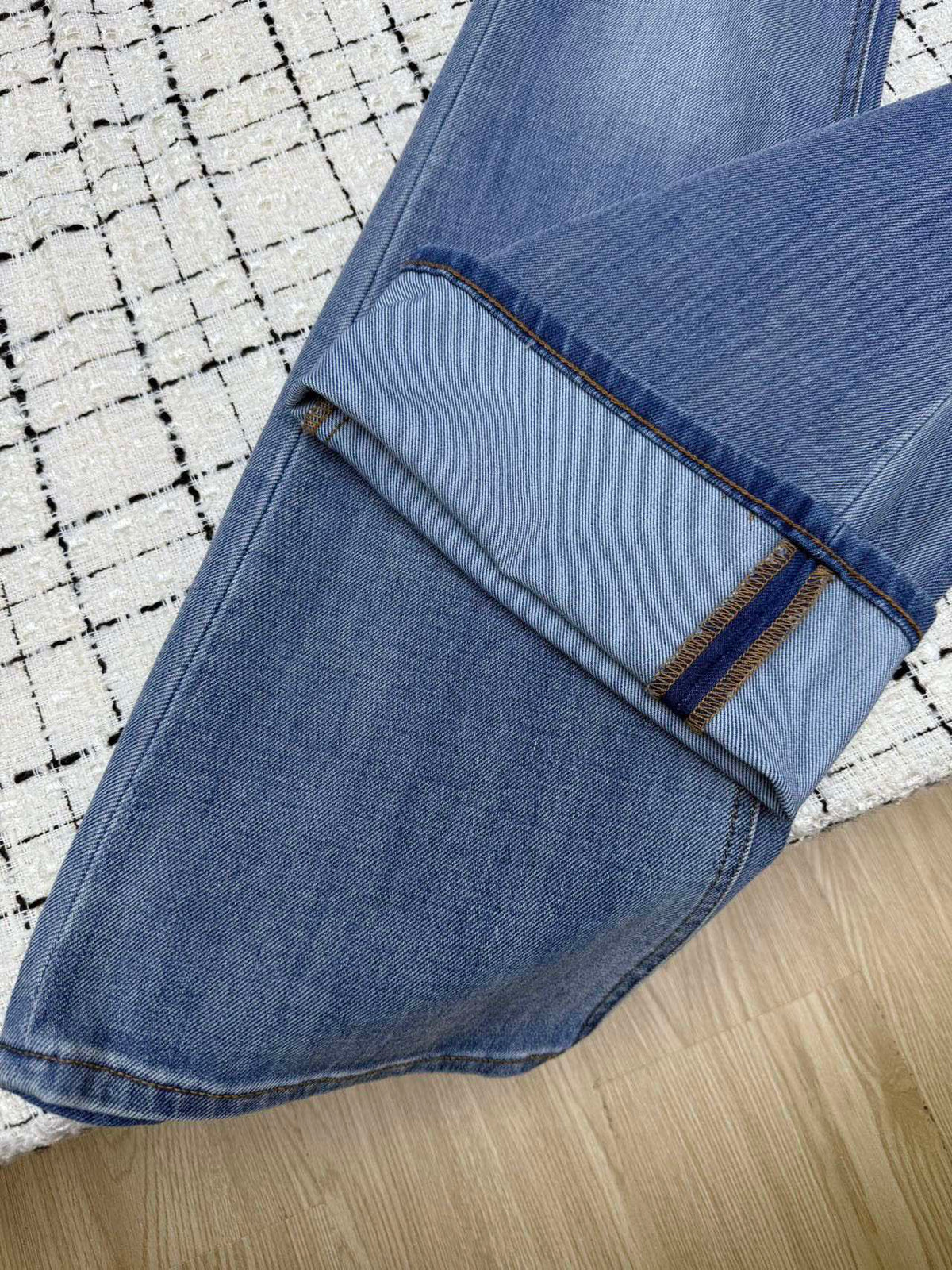Loewe Flared Jeans Embroidered Logo Applique 404863