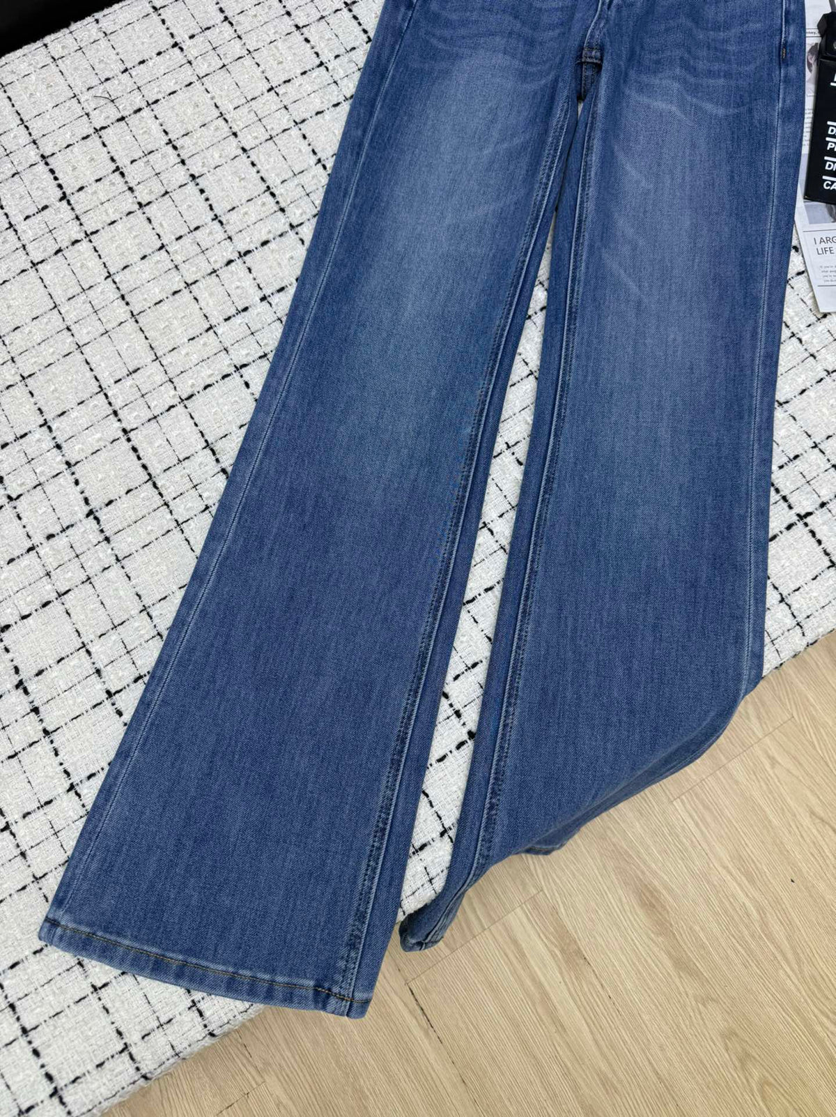 Loewe Flared Jeans Embroidered Logo Applique 404879