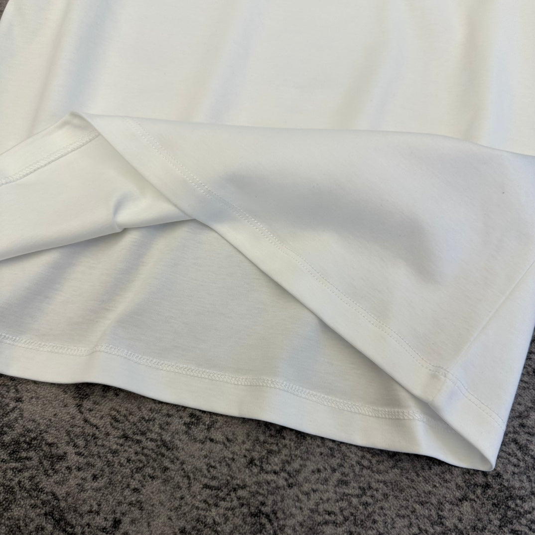 YSL SS26 Short-Sleeve T-Shirt Cotton 350514