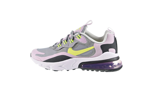 Air Max 270 React GS "Particle Grey/Iced Lilac/Lemon Venom" bq0103 010