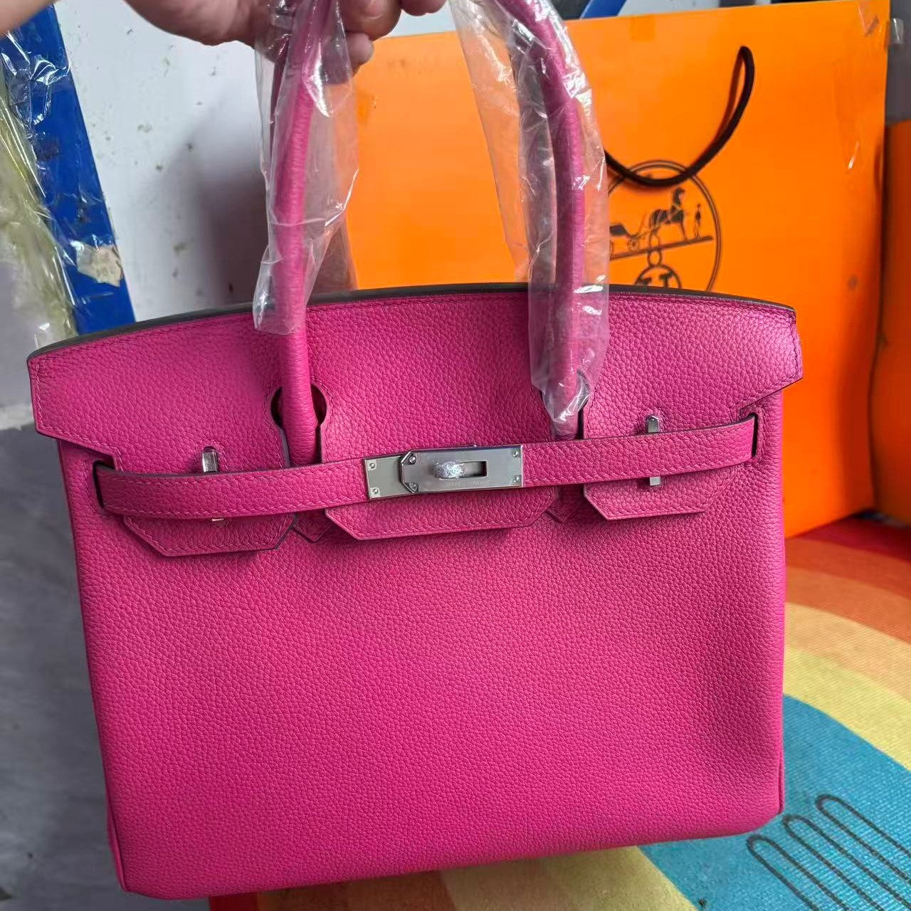 HM Birkin 25 Hot Pink Togo Silver Hardware (Need 25 days to prepare goods)