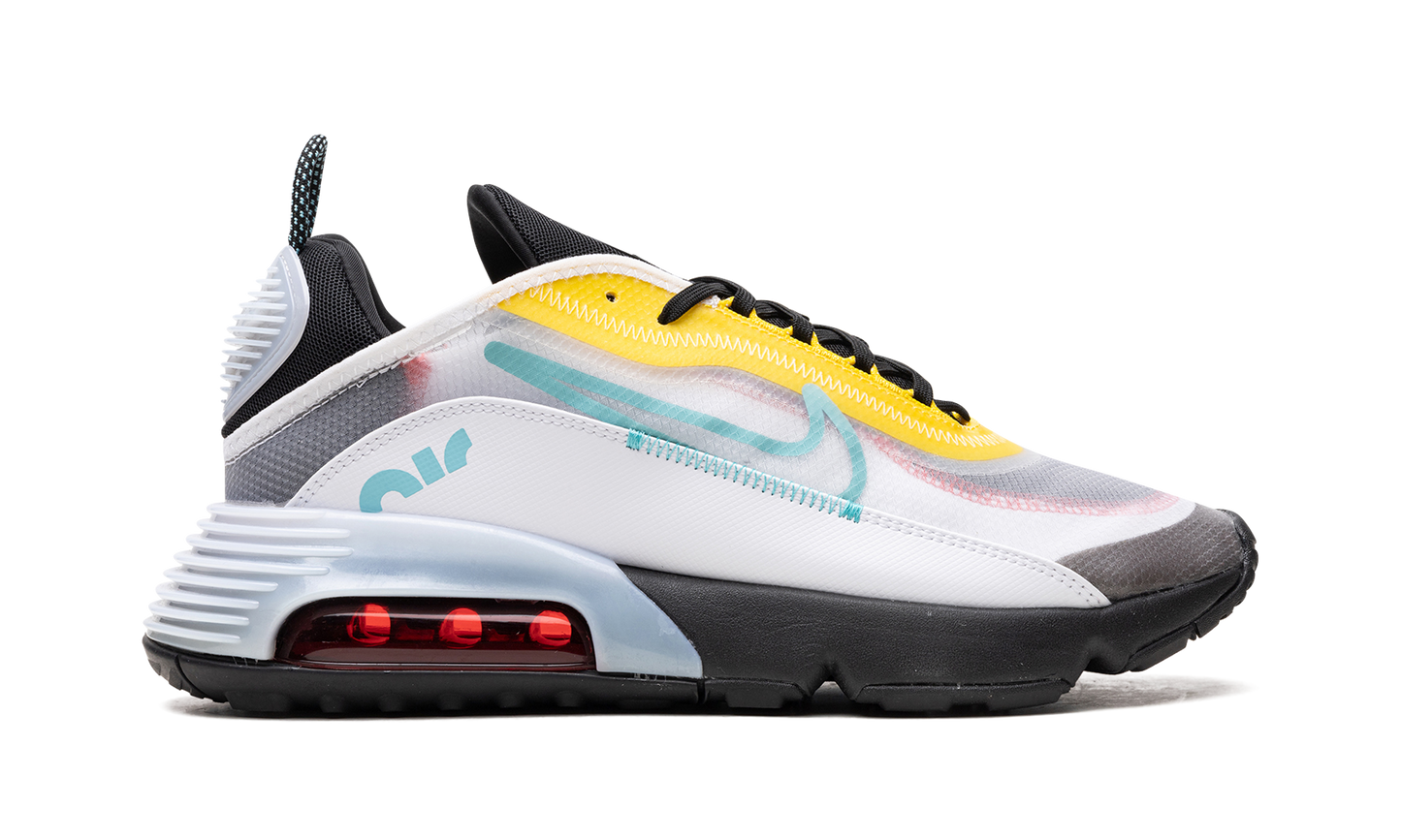 Air Max 2090 "White Speed Yellow Bleached Aqua" CT1091 100