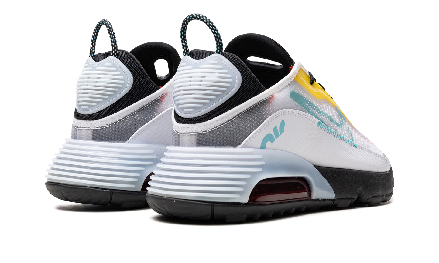 Air Max 2090 "White Speed Yellow Bleached Aqua" CT1091 100