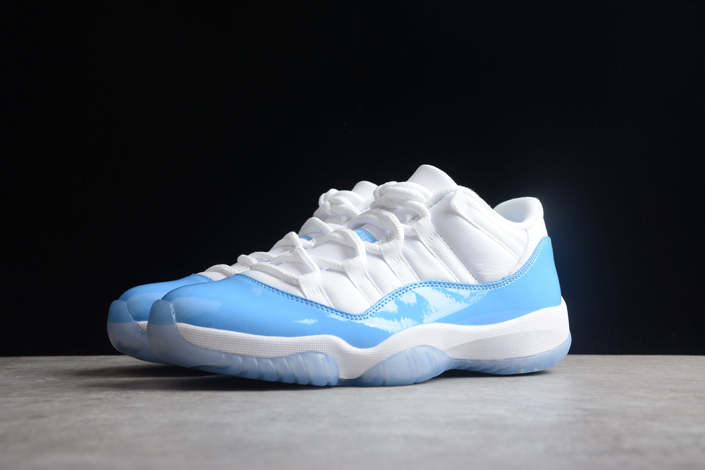 AJ 11 Low   White & University Blue