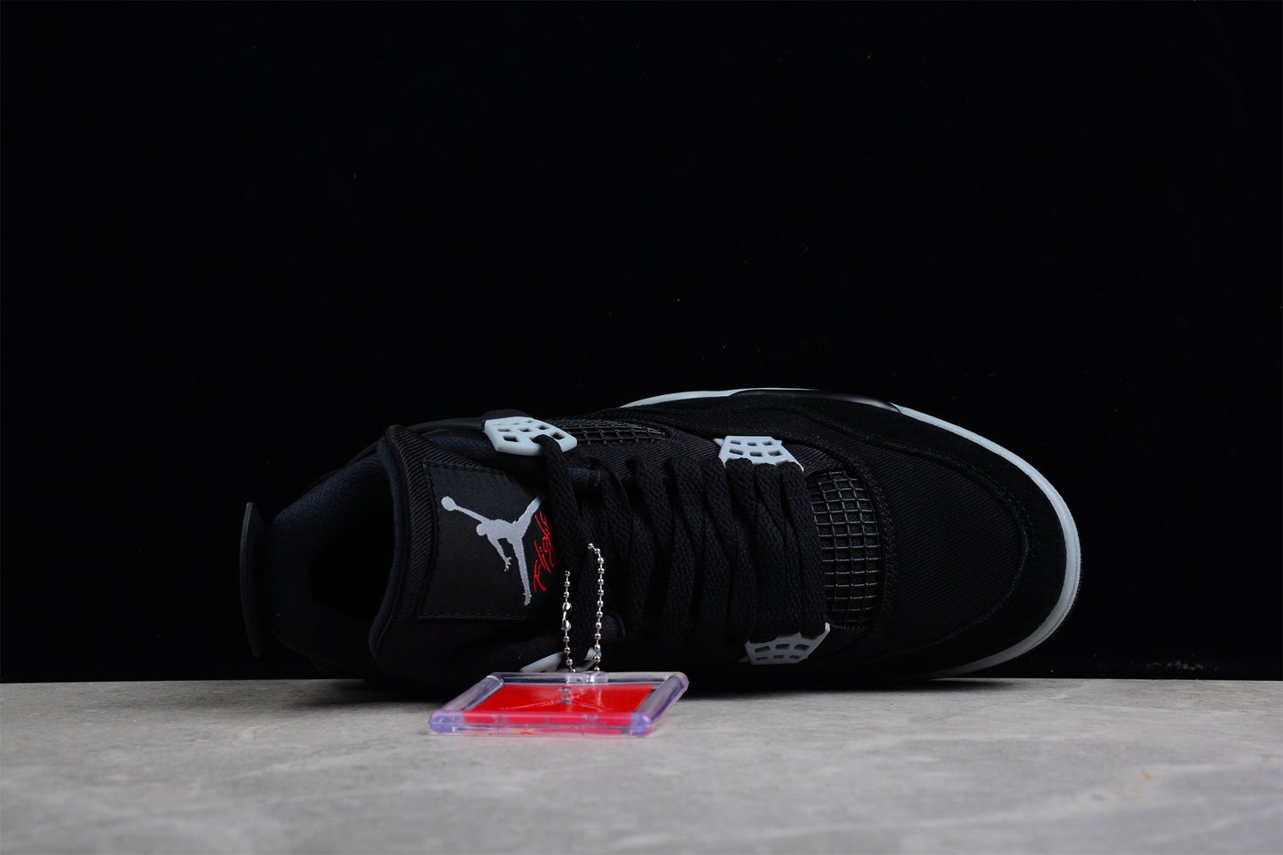 AJ 4 Retro Black Canvas